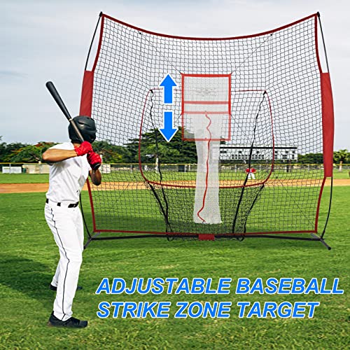 Haball Football Adjustable Strike Zone Target，Strike Zone Target For Football Hitting Net, Football Strike Zone Attachment，Football Hitting Net Training Aid With Mesh Pocket #TOP3