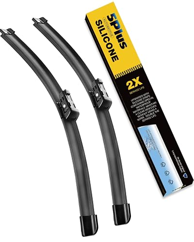 5 PLUS Silicone Wiper Blades Fits TESLA Model 3 2017-2025 Model Y 2020-2025 | Silicone Windshield Wipers 26 and 19 Inch,All Weather Performance,Waterproof Rain,Long Lasting Harsh Weather Design