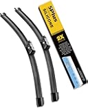 Silicone Windshield Wipers 24 and 19 Inch Replacement For VOLKSWAGEN VW Jetta 2023-2011 Passat 2018-2012 CC 2017-2013, Automotive Replacement Windshield Wipers With Water Repellent
