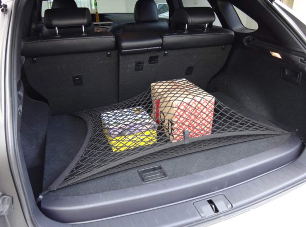 Rete da carico, a Doppio Strato, Altamente Elastica, Rete per Bagagliaio Auto, Organizer per Hyundai Santa Fe