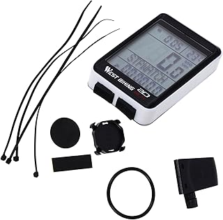 Kisangel 1pc Riding Odometer Miles Excercise Bike Odometer for Bike Cycling Speedometer Bike Odometer Odometer Speedometer for Bike Wireless Bike Speedometer Water Proof Computer