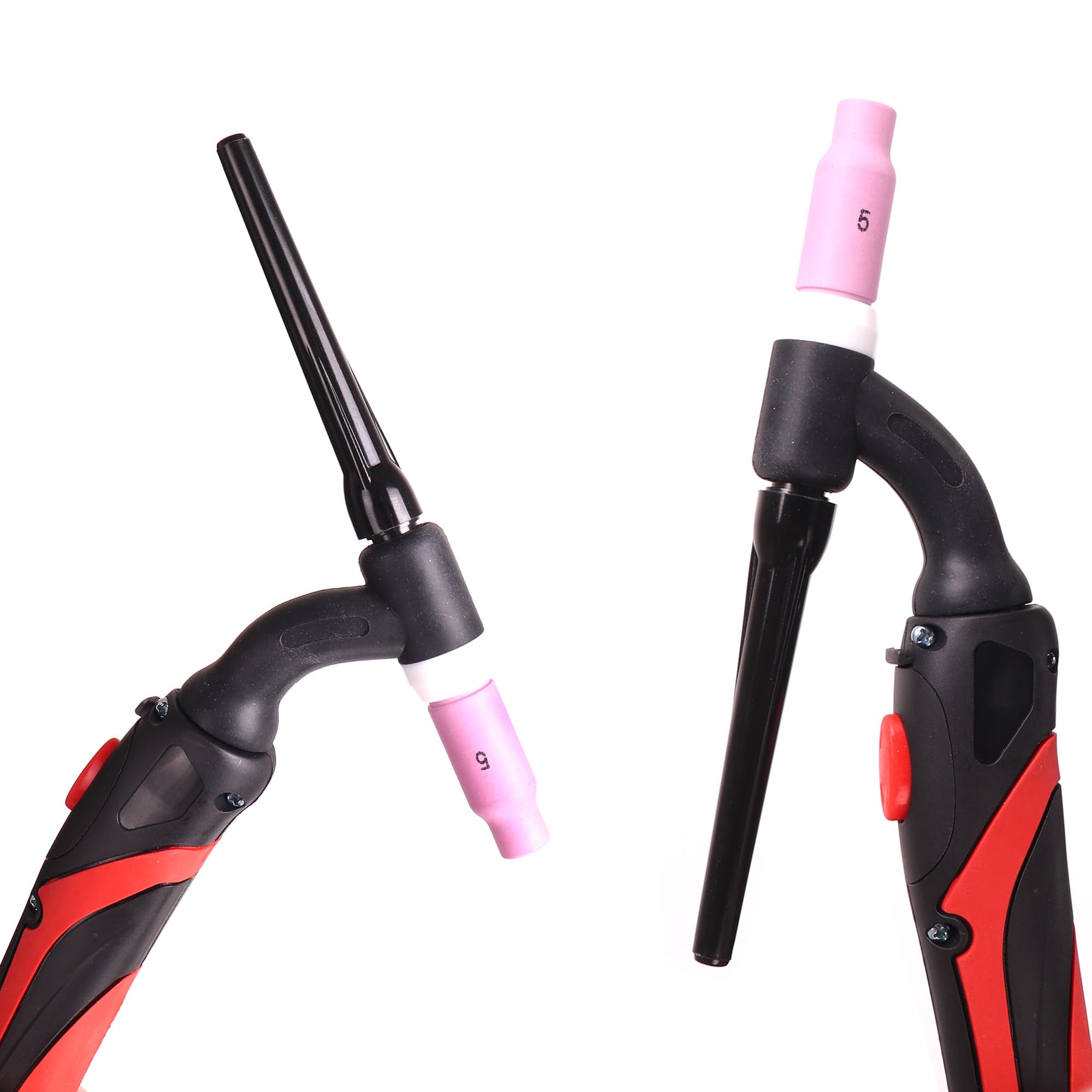 TC Technic – Antorcha de soldadura TIG SR-26 – 4 m – Conector de 13 mm | Antorcha flexible con mango ergonómico – para equipos de soldadura TIG – комплектa con accesorios para trabajos de soldadura.
