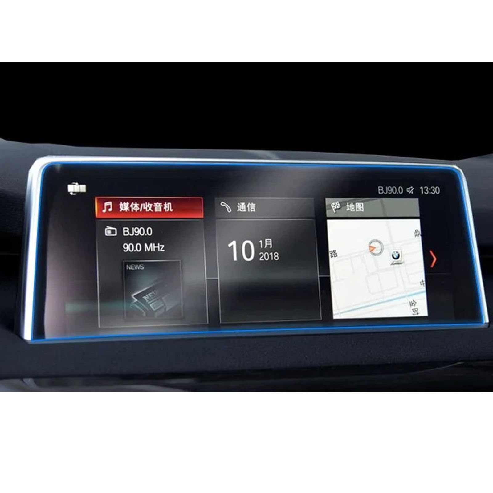 Pellicola Protettiva in Vetro temperato per Console Centrale per Auto, per BMW X5 X6 F15 F16 2014-2018 Accessori per Auto