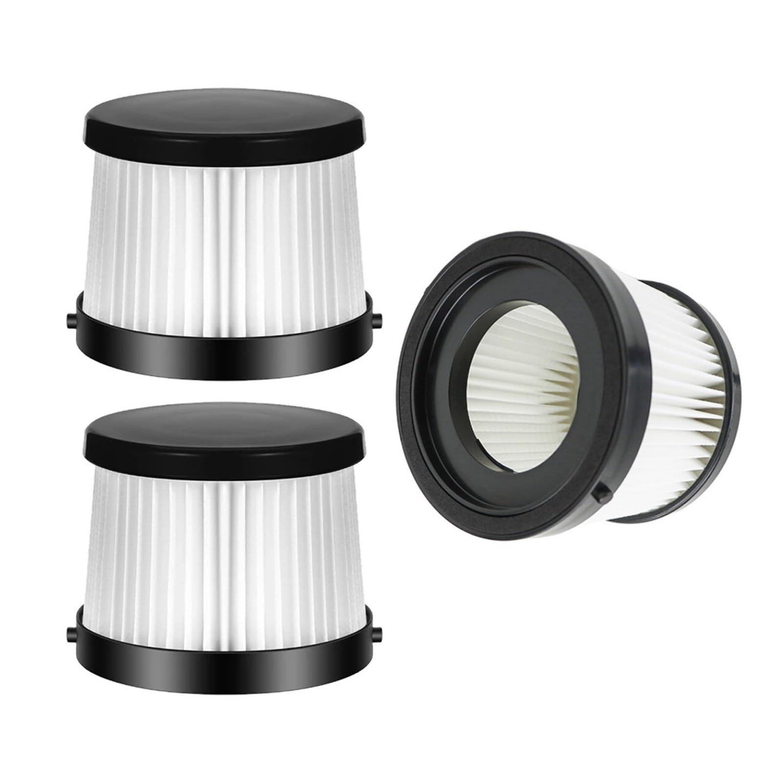EEZII Replacement Filters，Compatible For DEWALT，DCV501HB 20V Cordless Handheld Vacuum Cleaner, Washable Reusable HEPA Filter Accessories Parts(3pcs)
