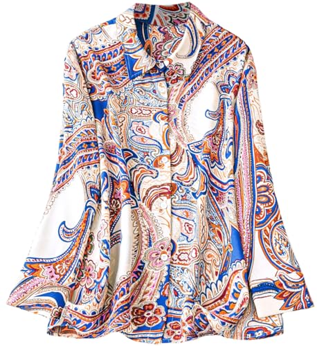 Leriya Fashion Women's Rayon Korean Style Long Sleeve Oversized B...