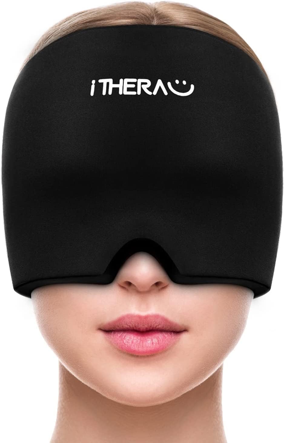 I-THERA-U Bonnet Migraine Relief Cap - 360° Surround Complet Masque Migraine Froid, Réutilisable Migraine Miracle Bonnet, Masque Anti Migraine Bandeau Migraine pour Maux de Tete et Migraine