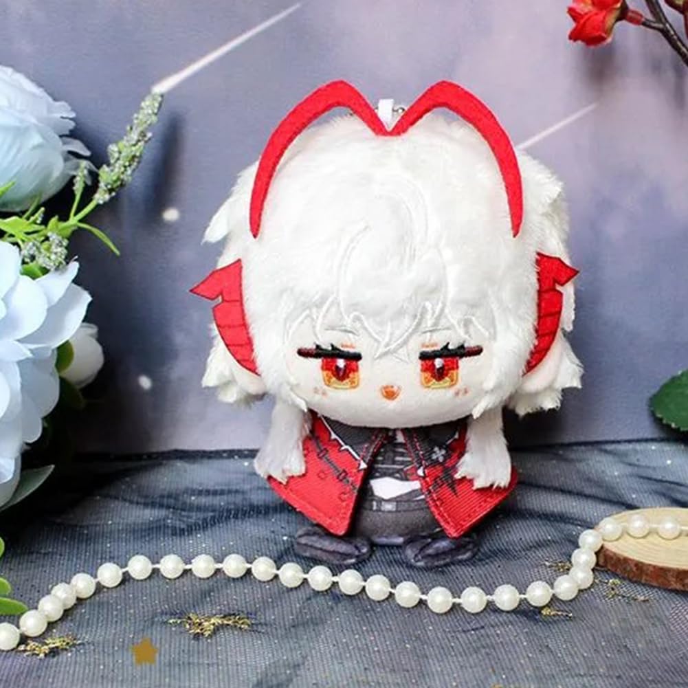 Zhongkaihua Kal'tsit/Amiya/Lappland Plüschfiguren, sitzend, weich, gefüllt, 12 cm, Anime-Spielfiguren, Merch, Anlässe, Dekorationen, Sammlerstücke, 10 Stück