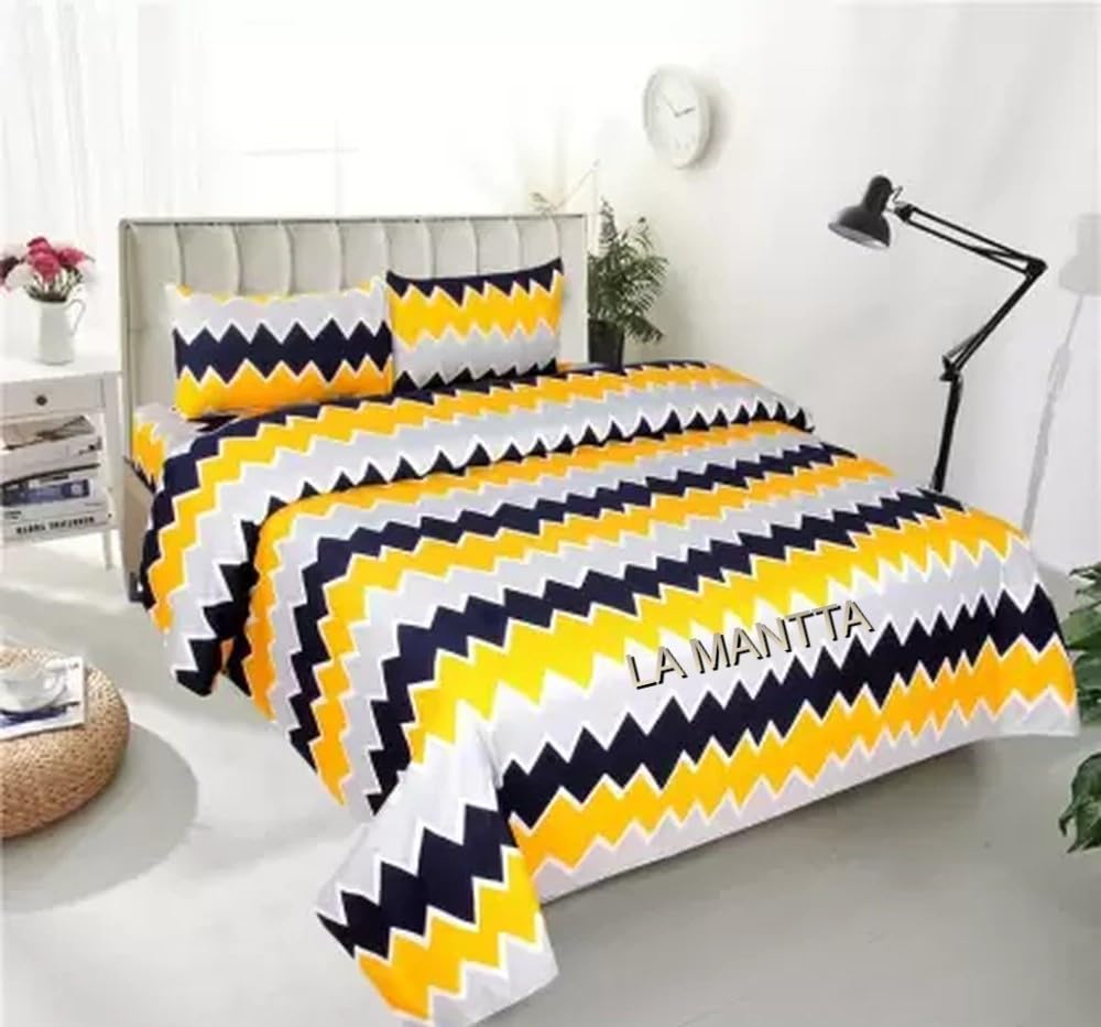 SIYARAM Handloom Industries BEDSHEET for Double Bed with 2 Pillow Covers,Bed Sheet for Bedroom - BZ6 (B0CWVFCCNV) Amazon Price History, Amazon Price Tracker