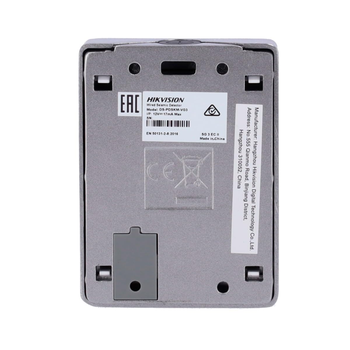 Hikvision DETECTOR SÍSMICO CABLEADO GRADO 3