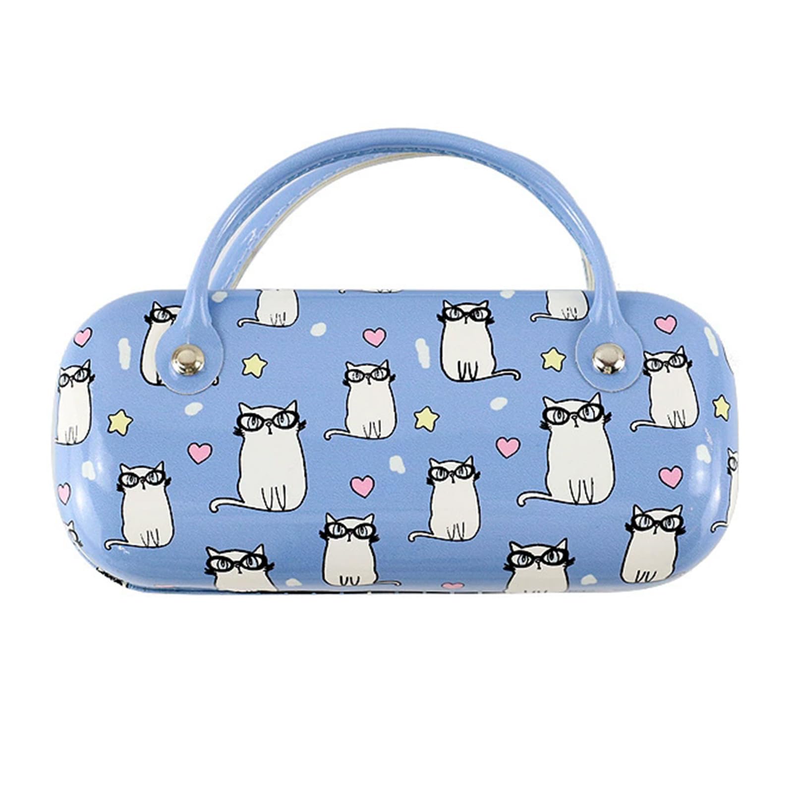 Xinsheinelry Elegant Sunglass Case With Handle For Children Lightweight Eyeglass Organizers Protective Bag Storage