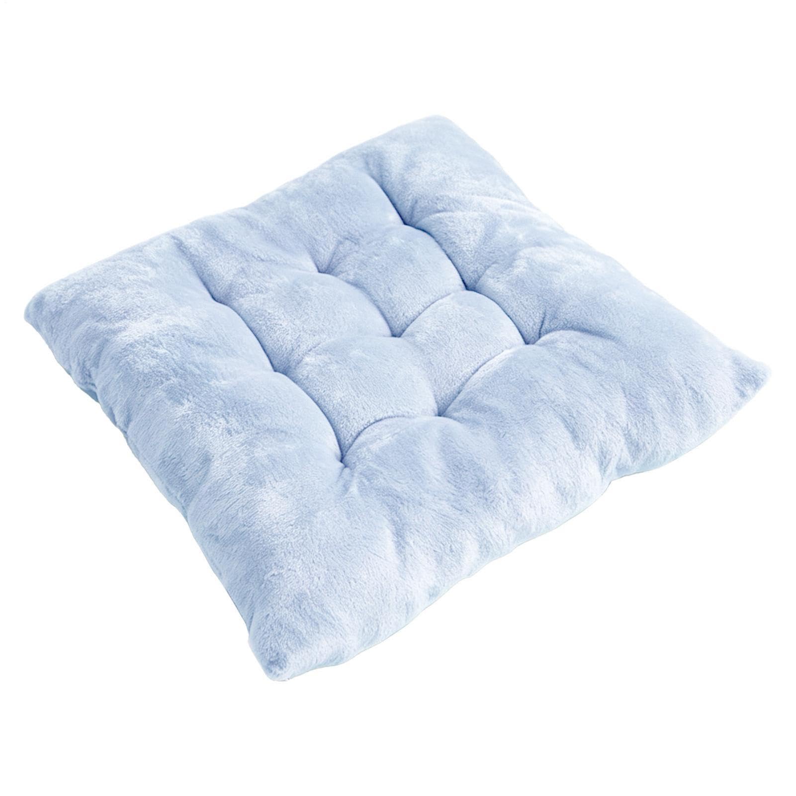 Coussins de chaise en peluche douillets pour fauteuil de voiture et bibliothèque