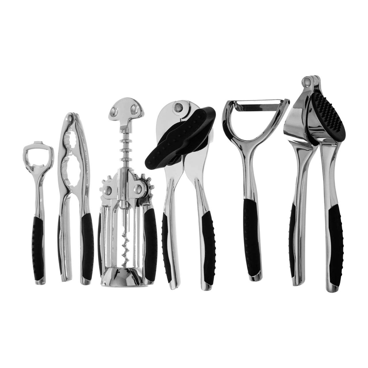 Paragon Kitchen Gadget Set, Chrome Finish, 7-Piece - Image 3