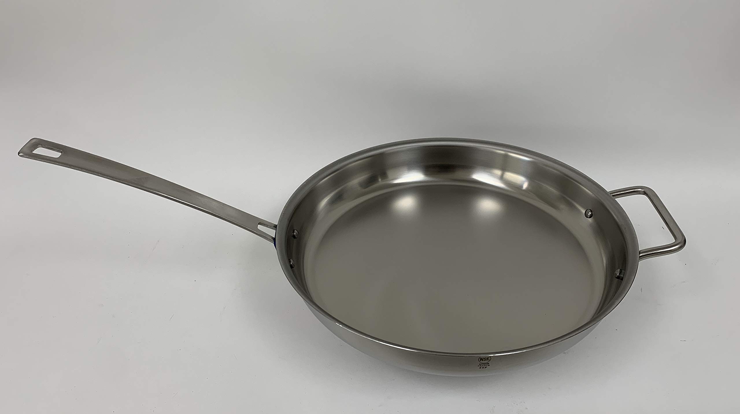 Sitram 712020 Poêle Horeca R diam. 34 cm + poignée inox, 4.3 liters, Acier Inoxydable