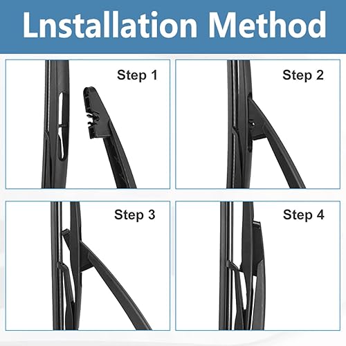 Miniatura 7 de Limpiaparabrisas trasero del coche para Volvo XC70 2001-2003 16 "limpiaparabrisas trasero del coche limpiaparabrisas brazo limpiaparabrisas