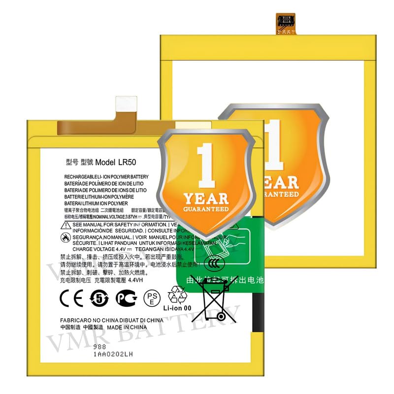 Image of Original LR50 Battery Compatible for Motorola Moto Edge (2020) (XT2063-2, XT2063-3) - (4500mAh) - 1 Year Warranty K7