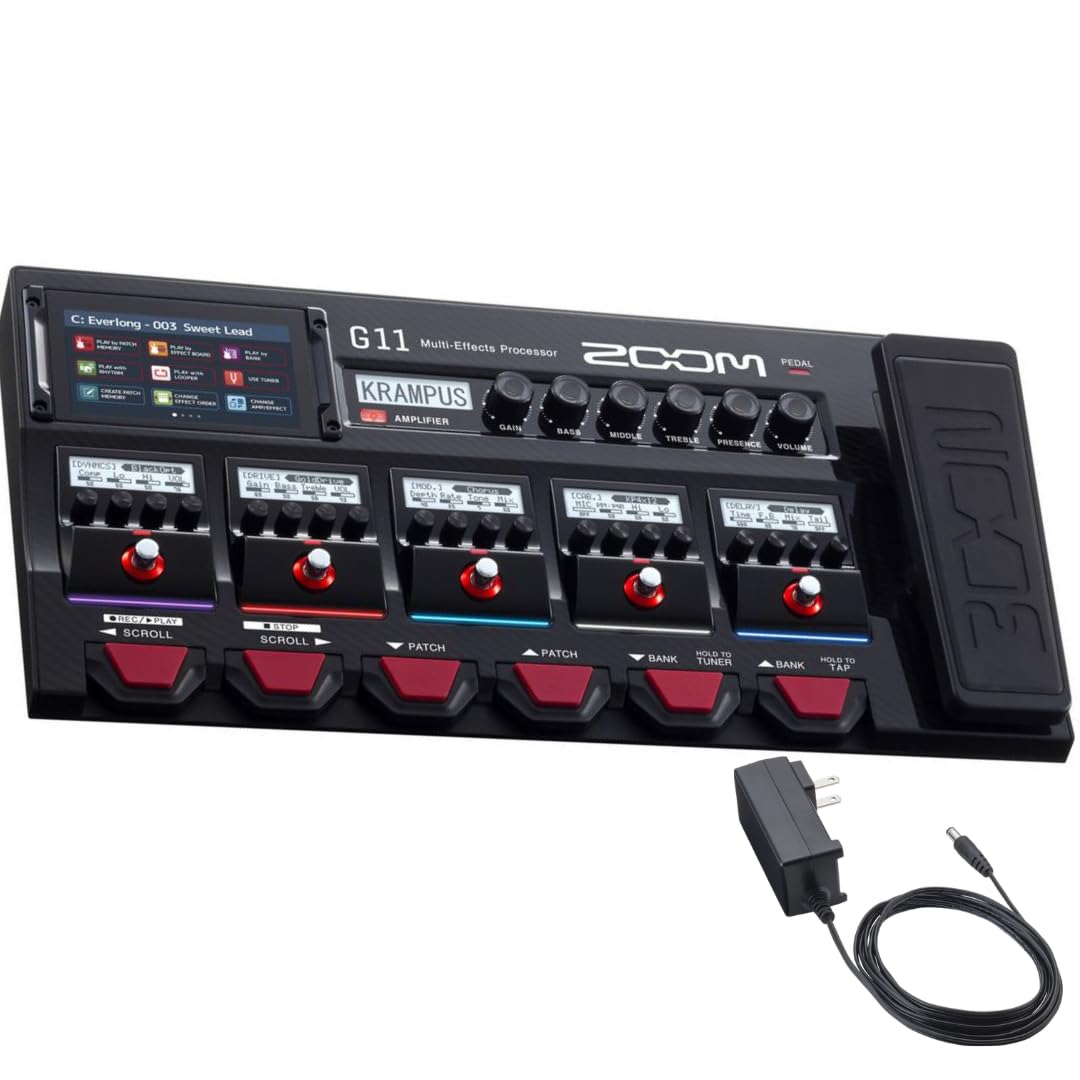 Amazon | ZOOM G11 ギターマルチエフェクター 16アンプモデル + 6 