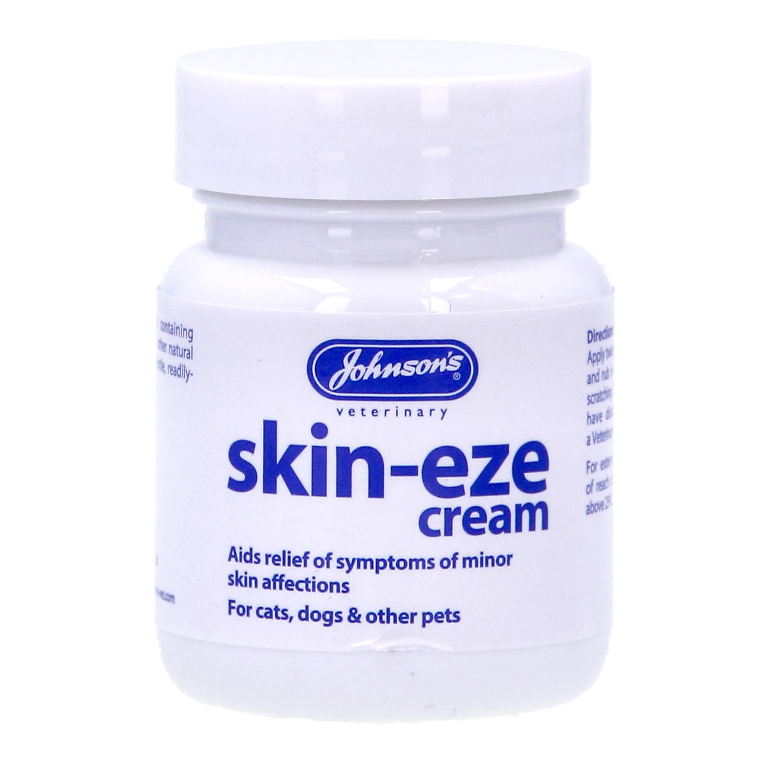 Johnsons Skin-Eze Cream for Cats, Dogs and all other Pets 50g