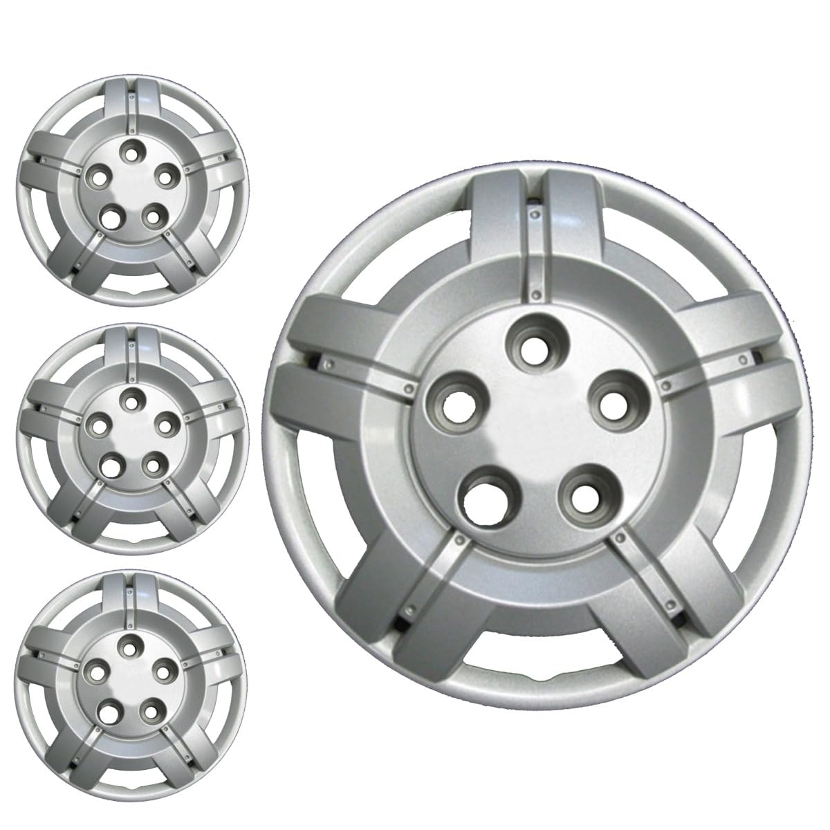 SERIE 4 BORCHIE - 4 COPRICERCHI COPPE RUOTA 16 PER FIAT DUCATO 09->