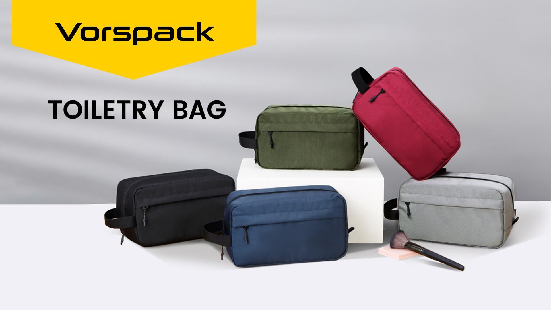 Amazon.com: Vorspack Travel Toiletry Bag for Men - Hanging Toiletries Bag  Water Resistant Travel Bag for Toiletries Accessories - Black : Beauty &  Personal Care