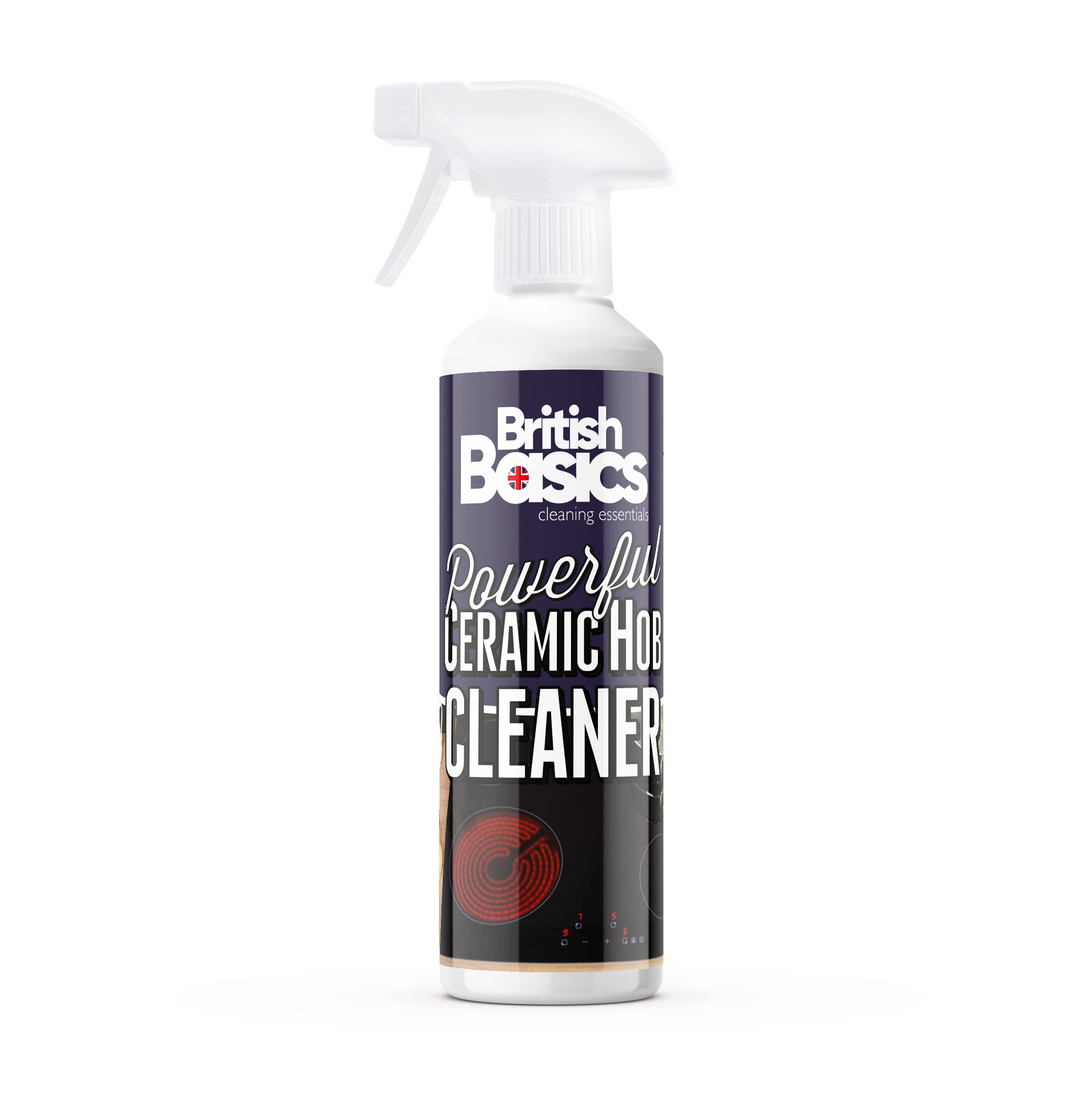BritishBasicsCeramic Hob Cleaner | Use on Induction Glass and Ceramic Cooker Tops 500ml