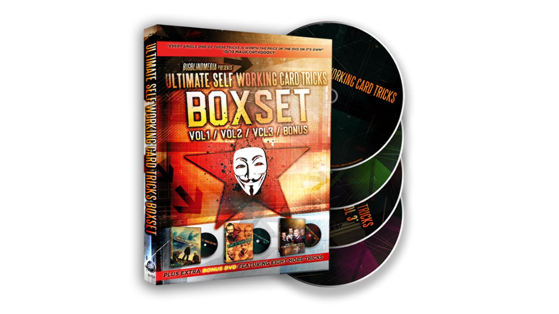 Ultimate Self Working Card Tricks Triple Volume Box Set by Big Blind Media | DVD | Card Magic