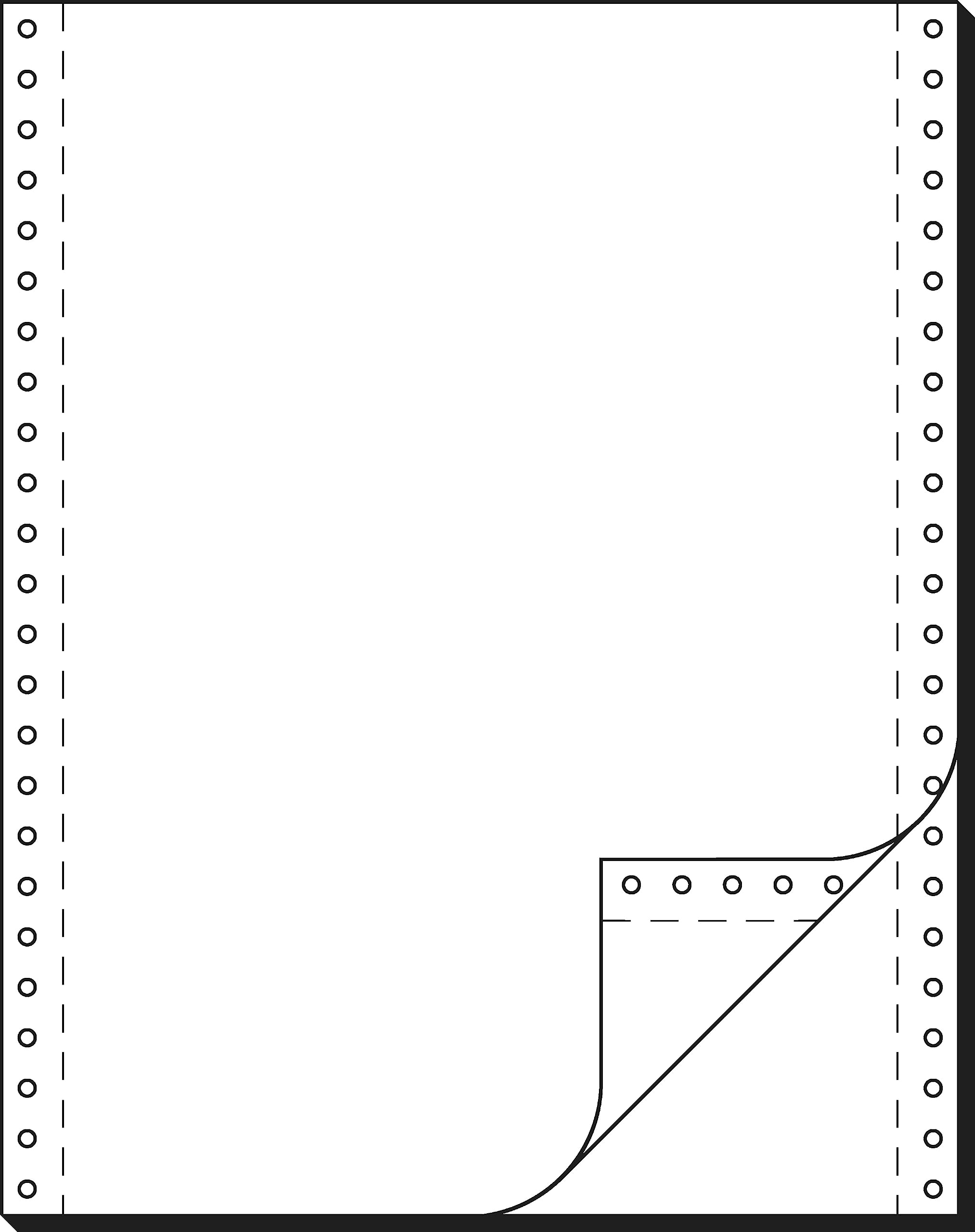 SIGEL 32242 Endlospapier 12 Zoll x 240 mm (A4 hoch), 60/57 g, 1000 Sätze LP, SD, 2fach, Druckerpapier