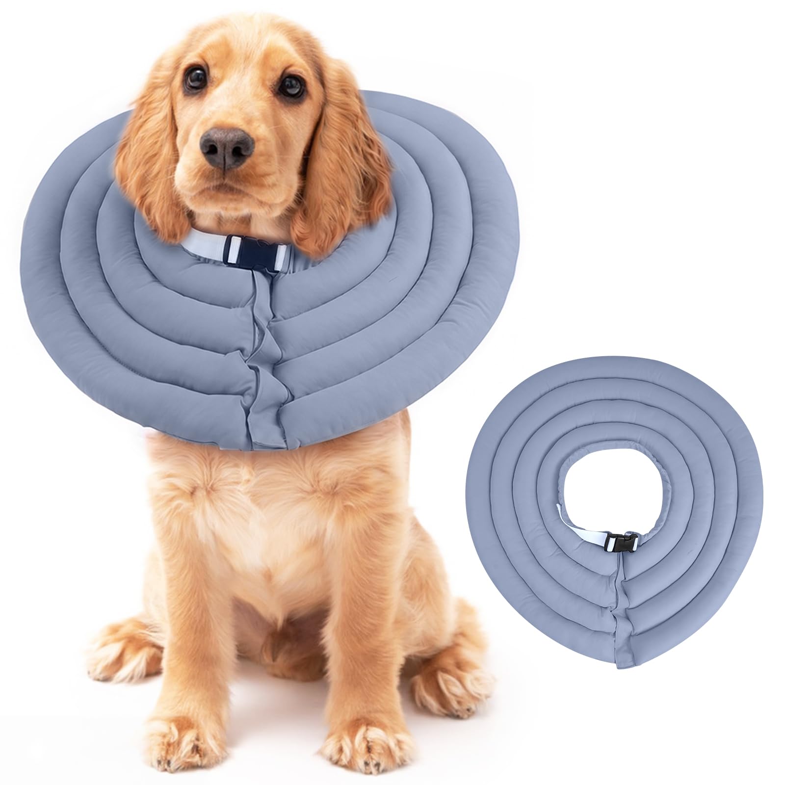 Soft Recovery Collar for Short & Medium Snouted Dogs, Cone Alternative