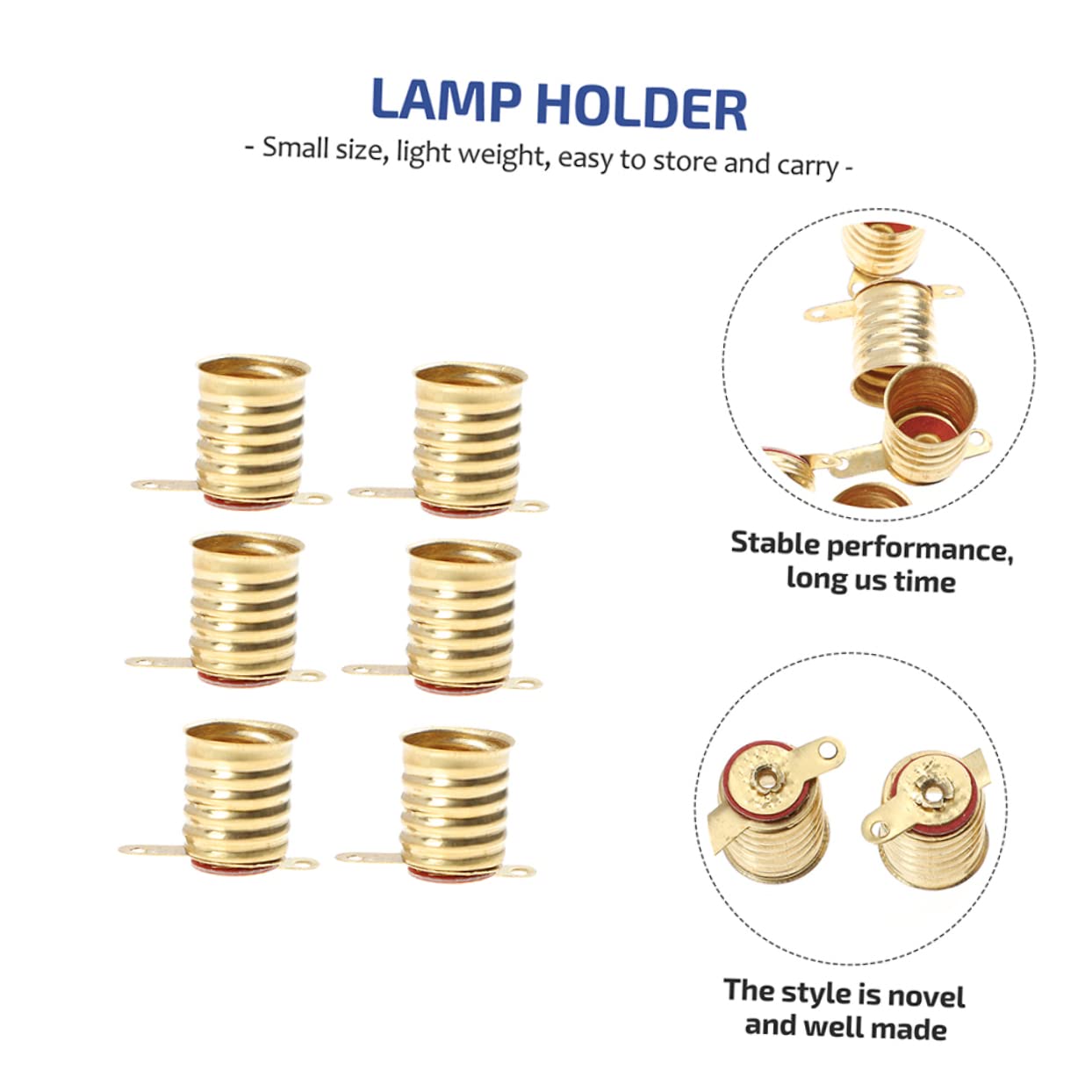 Mikikit 150 Pcs Lamp Holder Screw Bulb Adapter Bulb Holder for Indicator Lights Circuit Bulb Holder Bulbs Lamps Base Lamps Base Holder Bulb Holder for Light Sources Bulbs Lamps Holder
