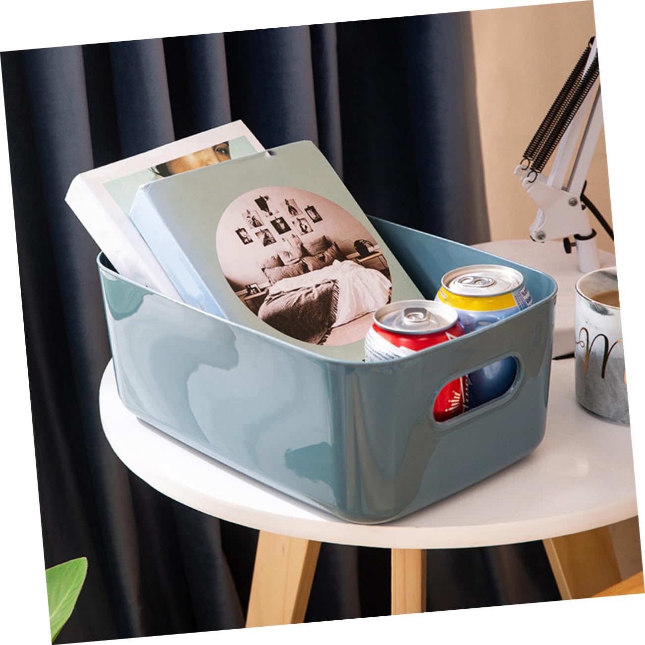 Cabilock 7piezas Cestas De Almacenaje De Plástico Para Cocina y Organizador De Despensa Cestas Multifuncionales De Para Ropa Juguetes y Comida