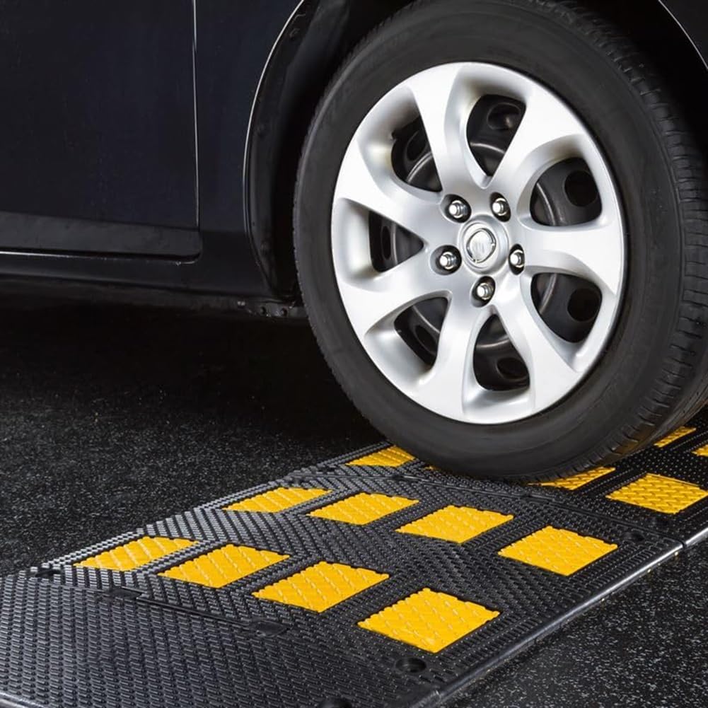 Speed Humps SucceBuy Rubber Speed Bump 2 Channel Speed Bump Hump 72 ...