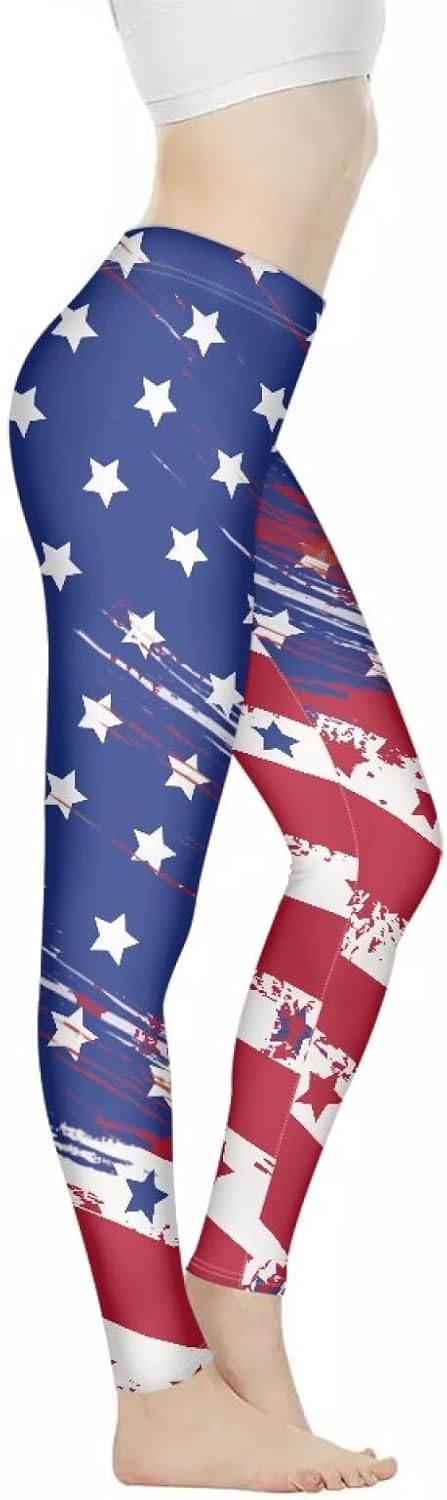 Bulopur Sunflower Workout Legging Pants Full Length, Leopard Women Tummy Control Yoga Pants, Long Leggings for Sport Running