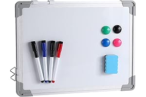 Portable Mini Whiteboard Easel - The Ultimate Dry Erase Board Kit for...