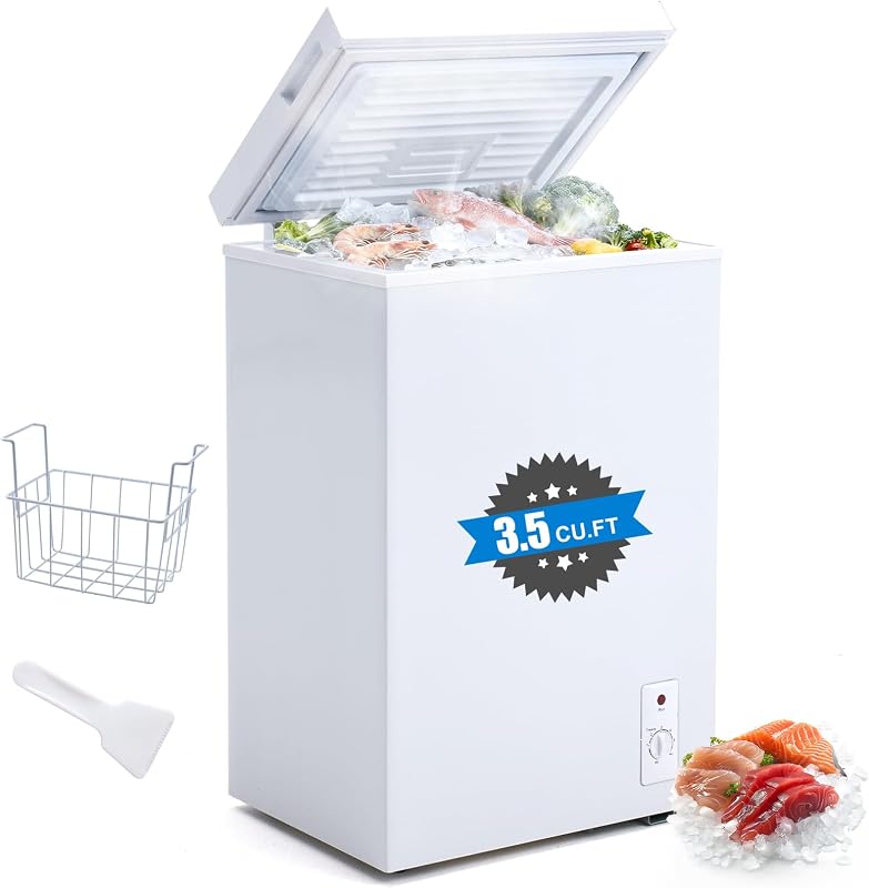 Dawmilon QY3.5CF-W 3.5 cu ft Chest Freezer White — 1 of 7