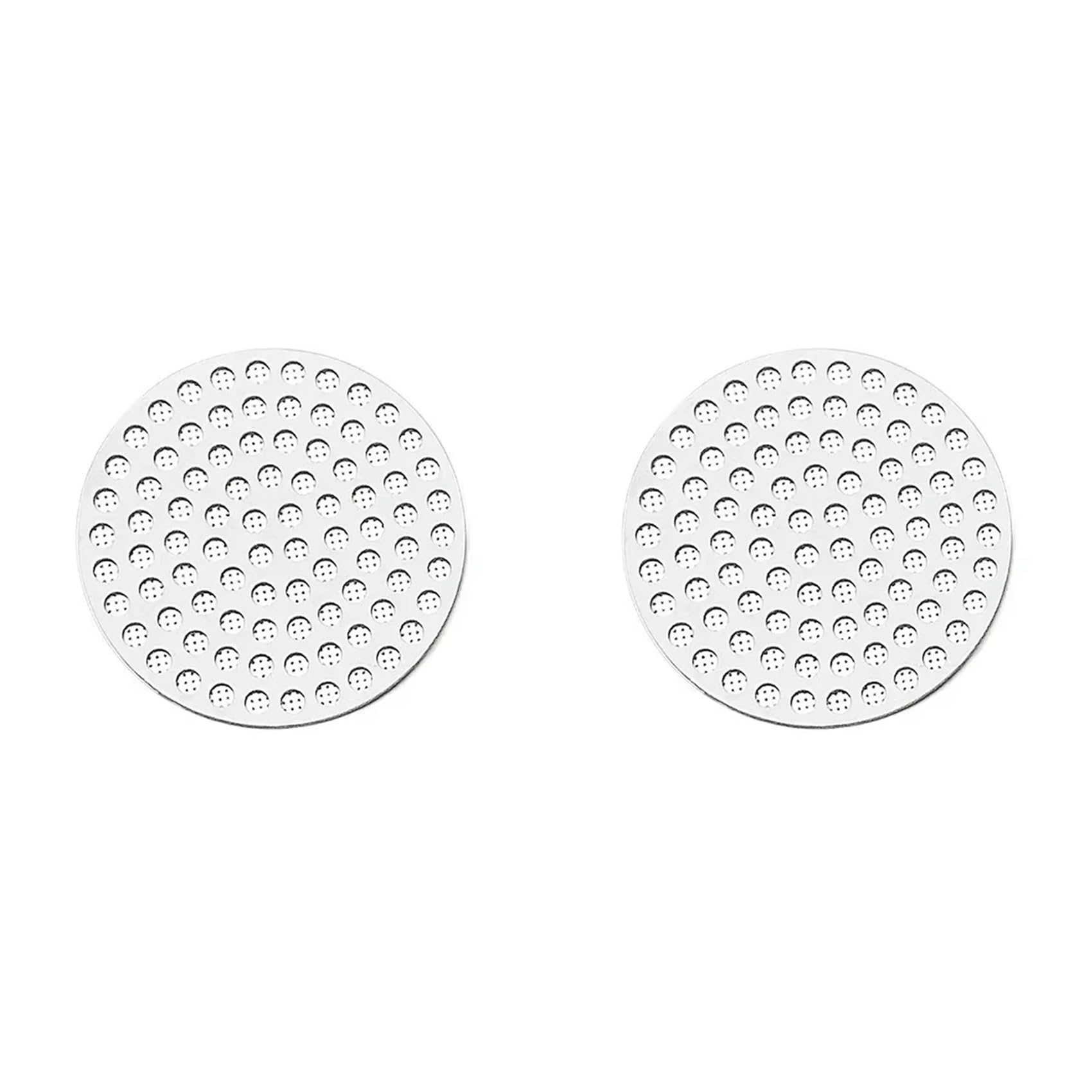 Hndhbfgrt 2X Coffee Puck Screen 304 Stainless Steel Double Layer Fine Filter Screen for Portafilter Coffee Maker 51mm