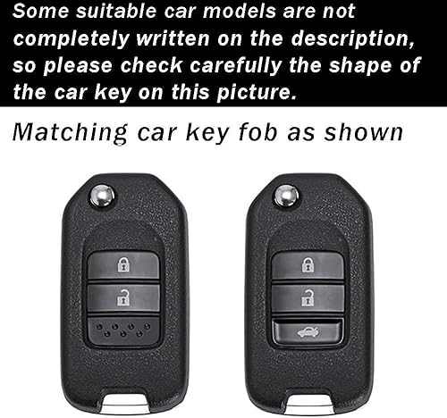 Miniatura 2 de ontto Cubierta plegable para llave de 23 botones para Honda Accord Civic Crider CR-V Insight Jade Odyssey, Azul