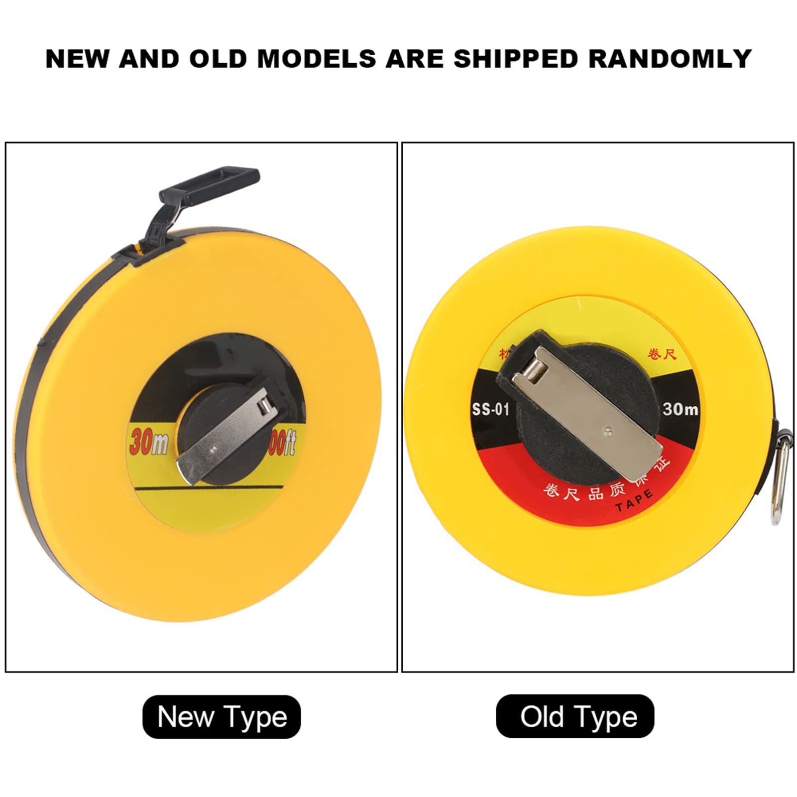 Tape Measure, 10m/15m /20m/30m Optional Measuring Range, Fiberglass Professional Tape Measure, for Survey for Roads Railways - Image 2