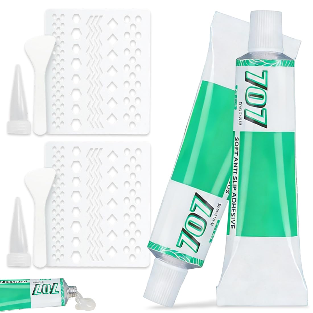 2 piezas Tinta Textil Antideslizante para Calcetines 50ml, Sock Stop, Antideslizante Calcetines Pilates, Adhesivo Antideslizante Calcetines, Con Rascador y Plantilla