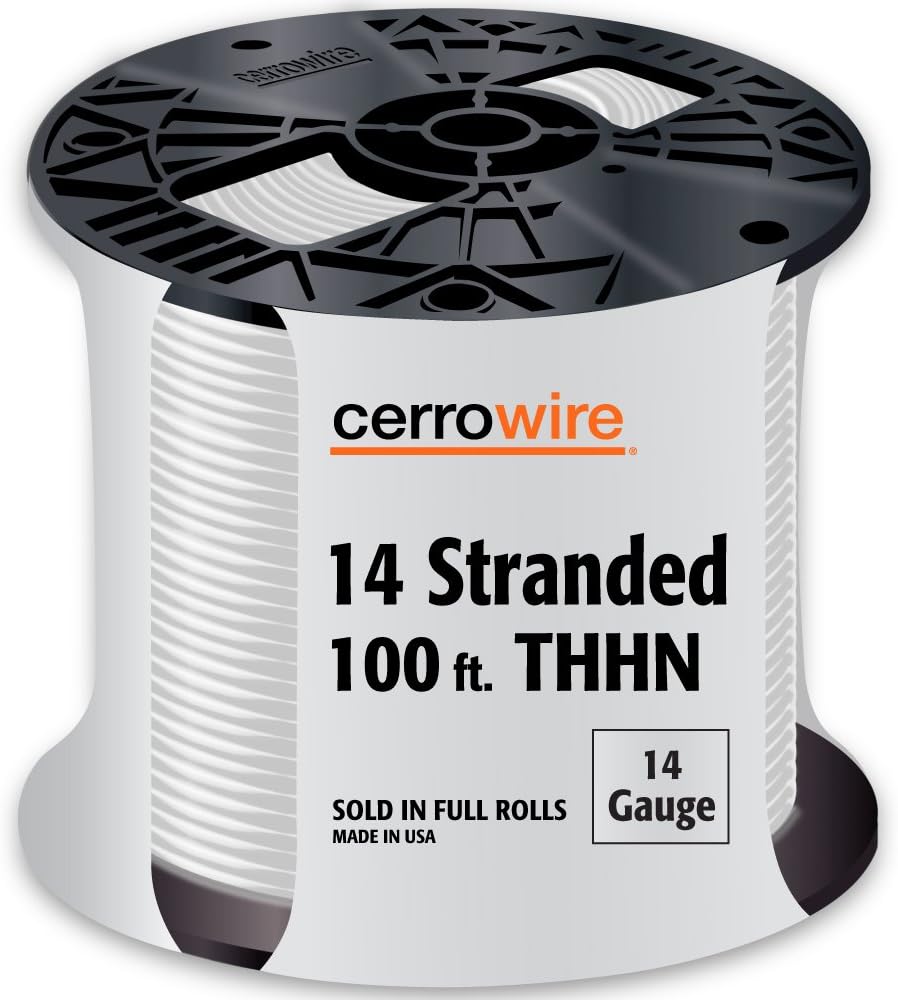 Cerro 112-3455J 500-Feet 14-Gauge Stranded THHN, Green