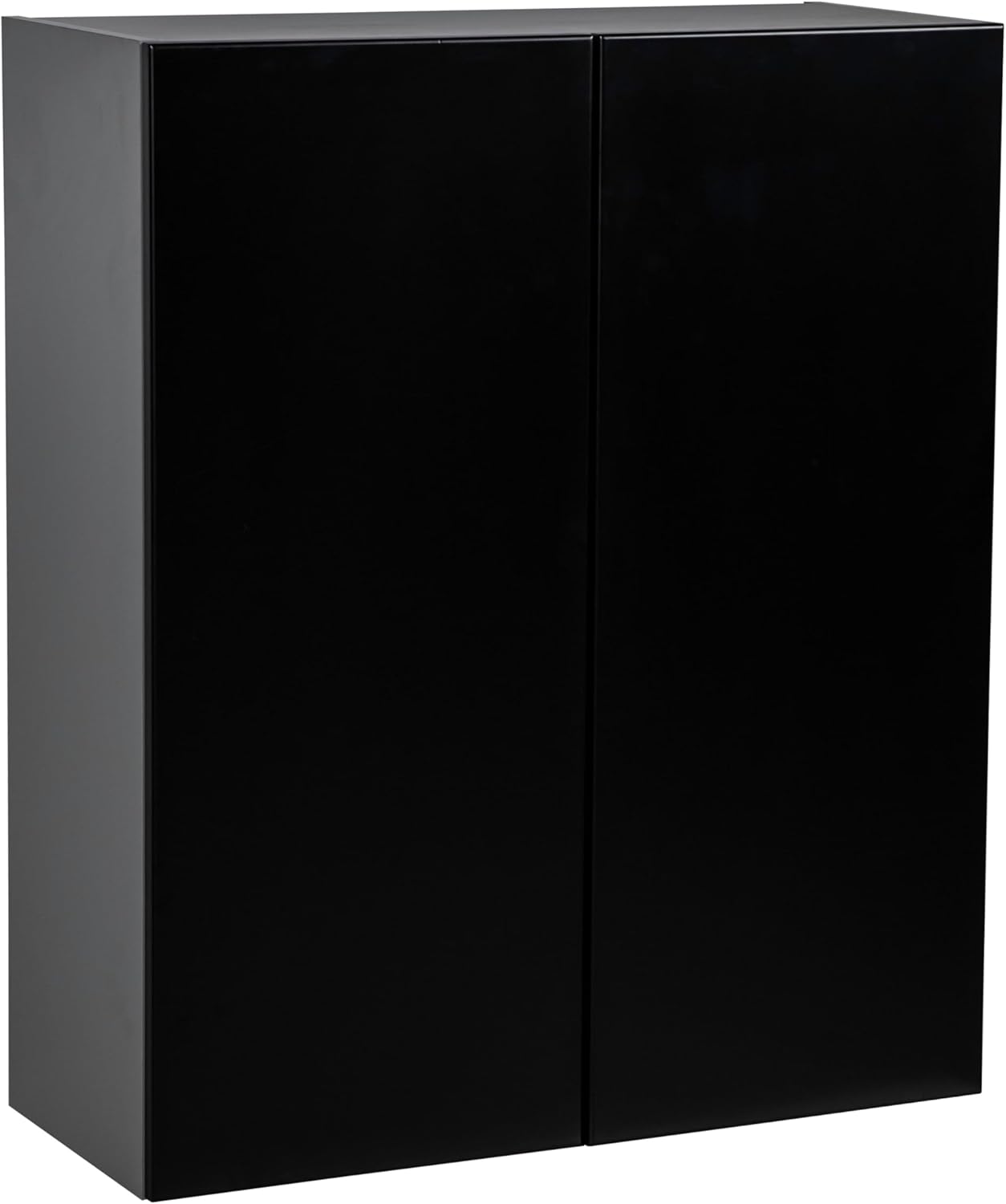 24" x 24" Wall Cabinet-Double Door-with Black Matte Door