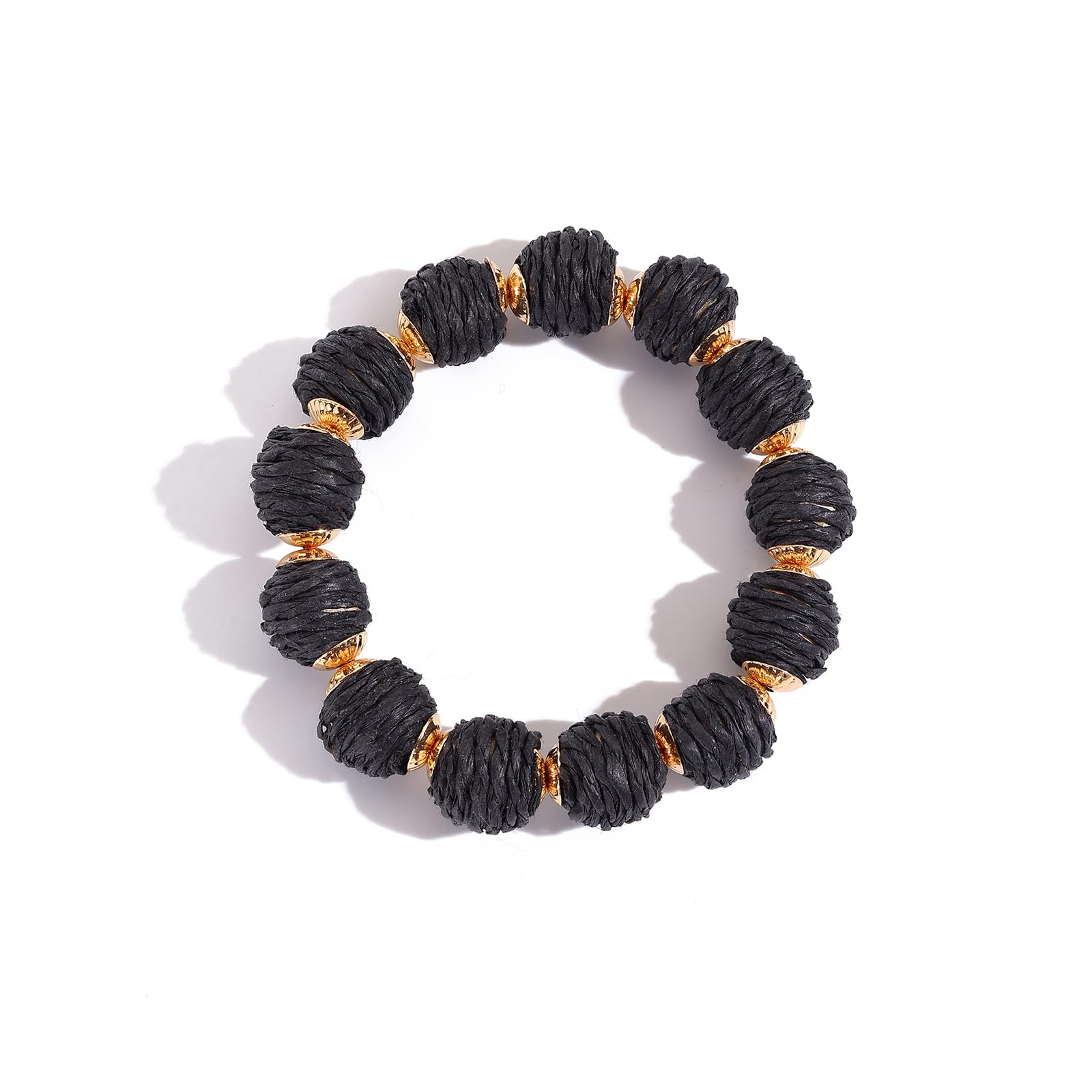 BRACCIALE SFERE VARIE MISURE BRACCIALETTO DONNA REGOLABILE UOMO fc
