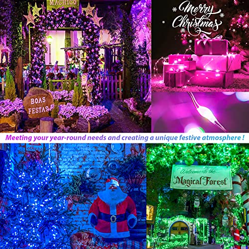 Hopolon Color Changing Fairy String Lights, 33 Ft 100 Led Usb Silver Wire Lights With Remote And Timer, Christmas Starry Fairy Lights For Bedroom Party Wedding Craft Tree Indoor Decor, 16 Colors #TOP6