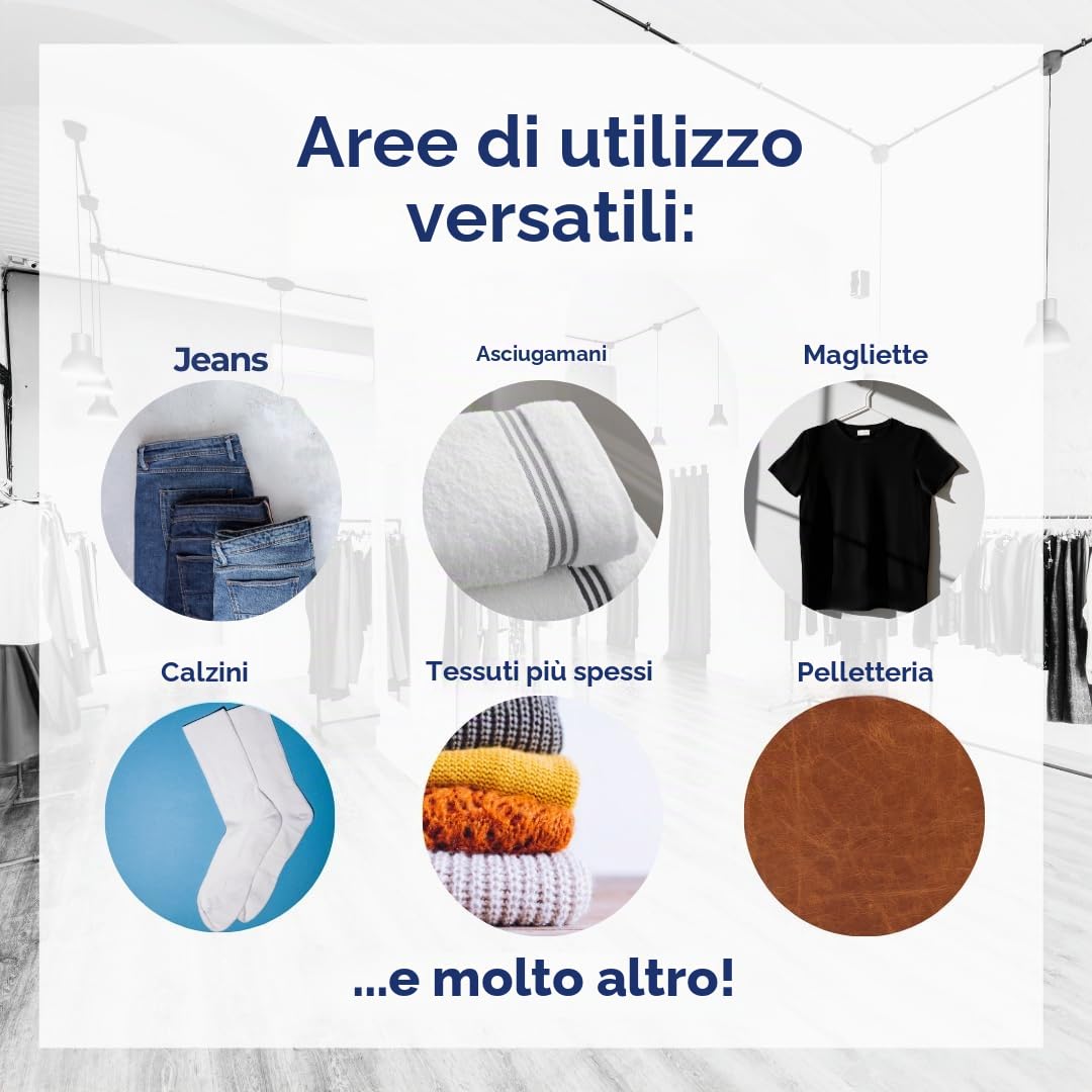 Pokornys - Pistola etichettatrice Banok 503 X fine in set conaghi ricambio - Per applicazione etichette prezzo su tessuti pregiati come camicette, seta (1 Ago di ricambio)