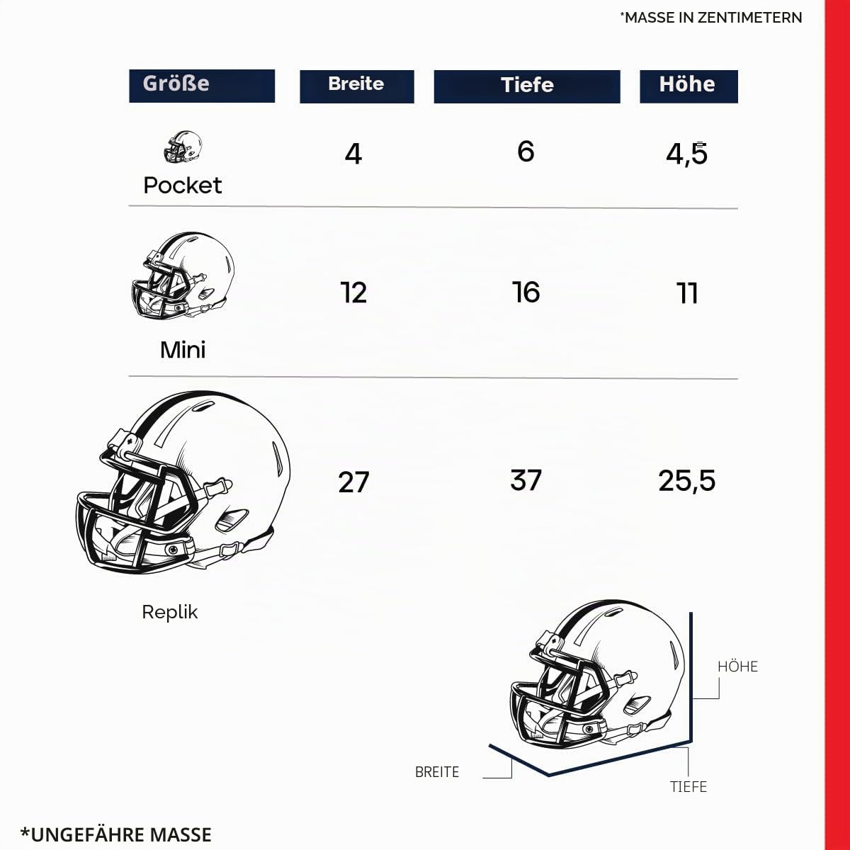 Riddell Unisex-Erwachsene, Revolution Speed Mini-Helm, Team-Farbe, Einheitsgröße
