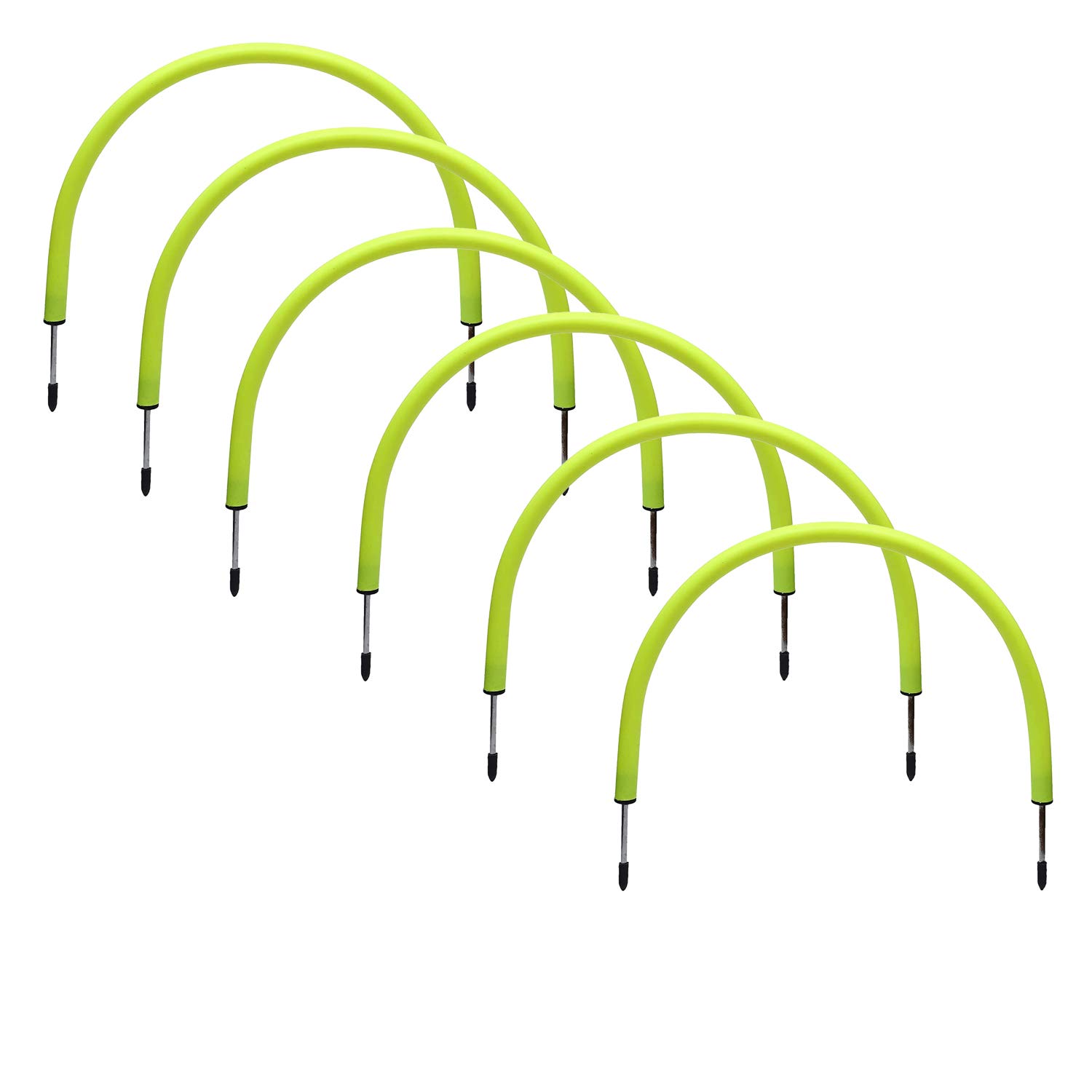 Roxan Football Passing arc Football/Soccer Agility Training C-Shape Passing Arcs for Improve Passing Game Made of Heavy Duty Plastic Spikes -Set of 6-image-28