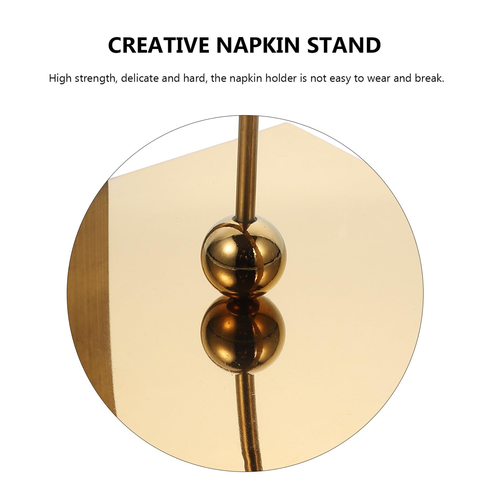 Gadpiparty Portatovaglioli Medio Design Elegante Resistente e Sicuro per Casa Ristorante e Hotel Supporto Tavolo Pratico e Decorativo in Acciaio Antiruggine