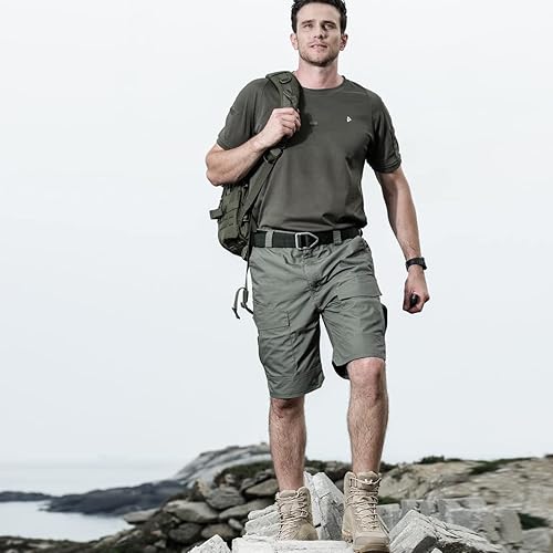 Miniatura 4 de ReFire Gear Pantalones cortos tácticos urbanos militares EDC cargo Rip Stop algodón al aire libre camuflaje pantalones cortos