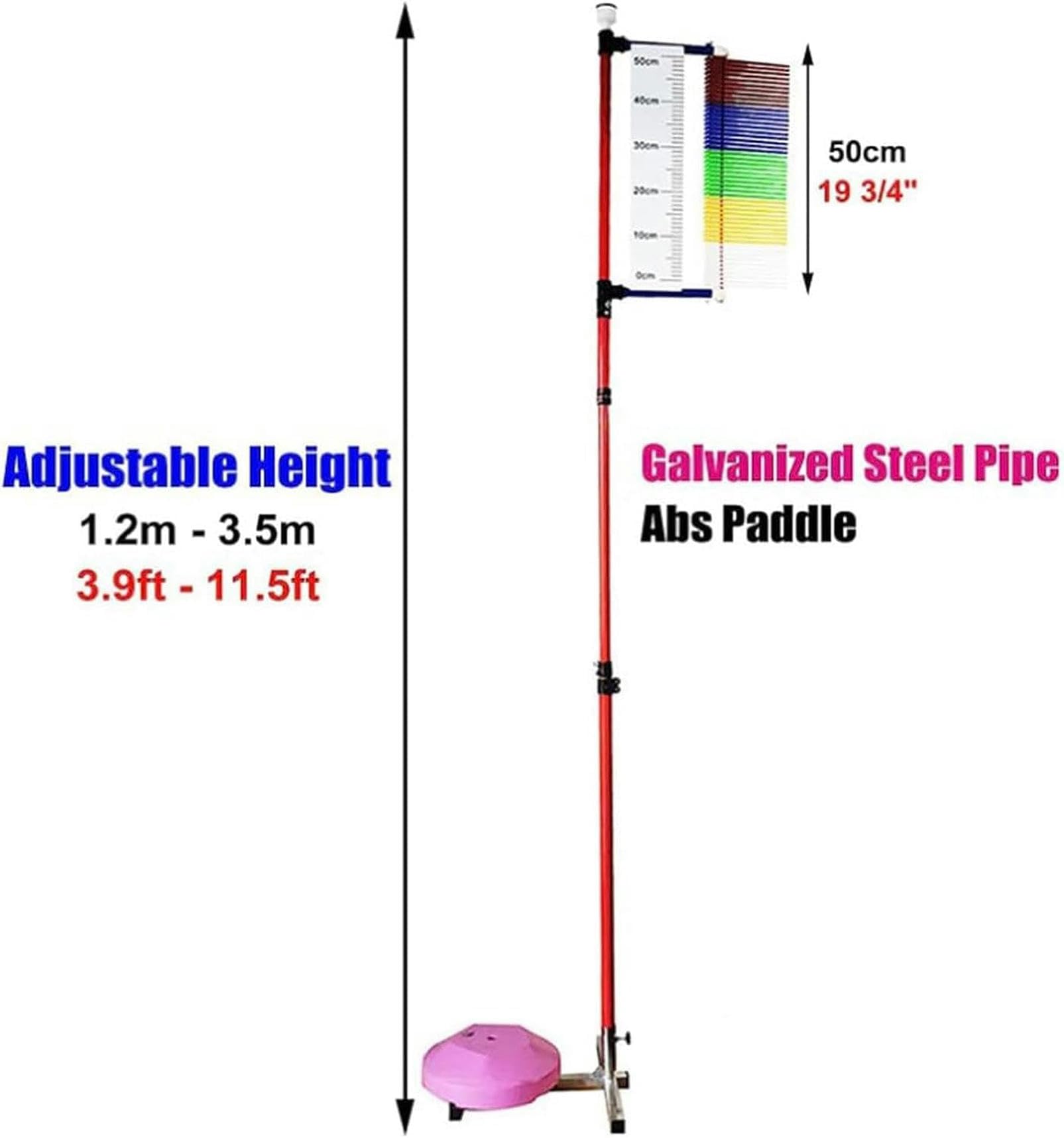 KANBUN Pionowy skok tester pomiaru skoku Test Stick Szyb narzędzie do koszykówki sprzęt do treningu fitness trening skok miernika miernika Tester pomiarowy