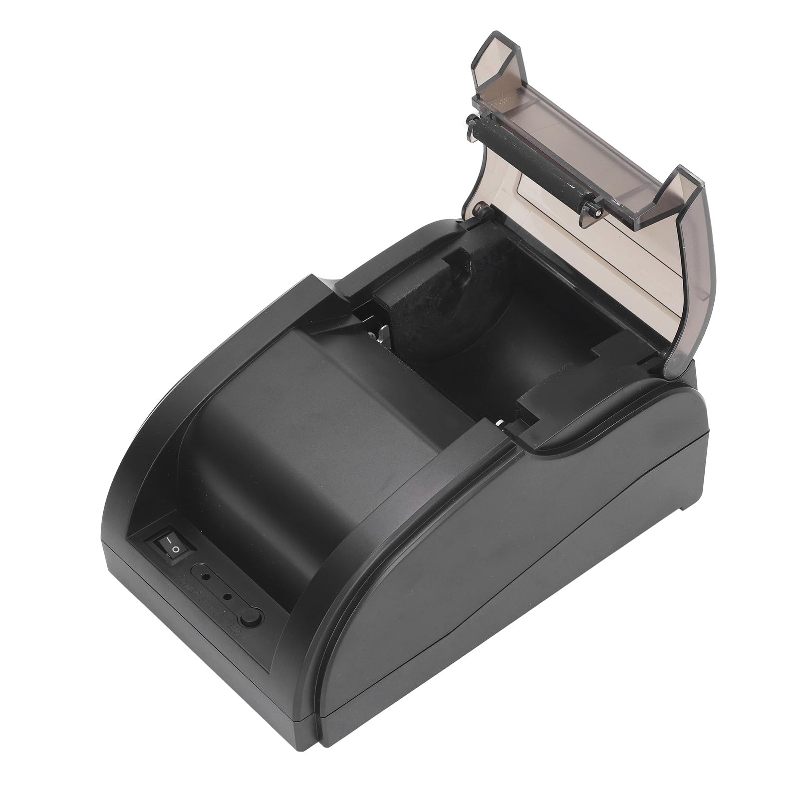 Fockety Stampante Termica per Ricevute, Taglierina Automatica Stampante Termica USB 60-80mm/s con Taglio Rapido per Ristorante (Spina europea)