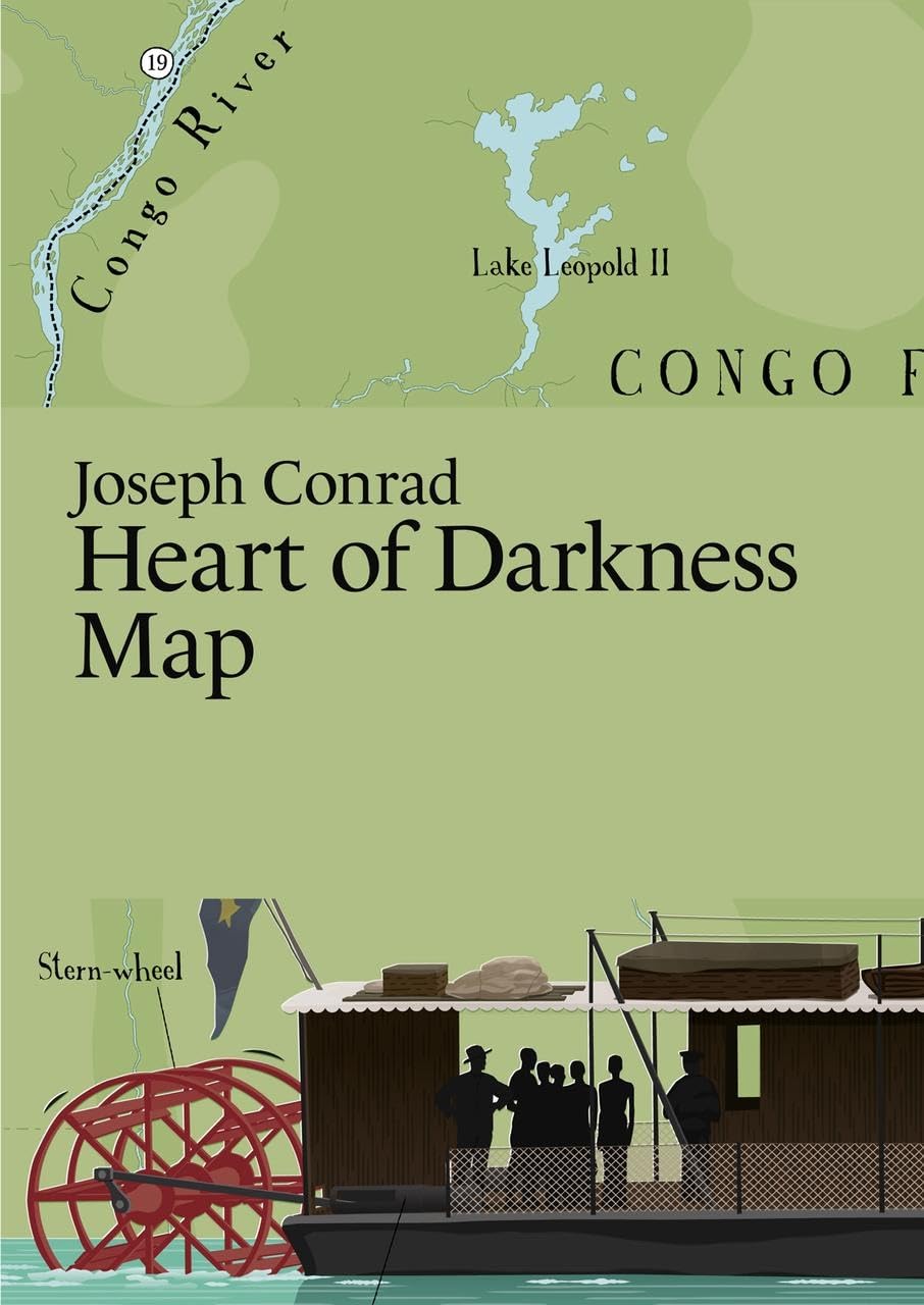 Joseph Conrad, Heart of Darkness Map by Martin Thelander - 9789198945645