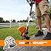 WORX 20V Battery + Charger Included 20-Volt GT 2.0 String Trimmer/Edger/Mini-Mower with Tilting Head and Single Line Feed – WG160